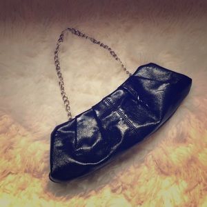 Express Patent Leather Clutch